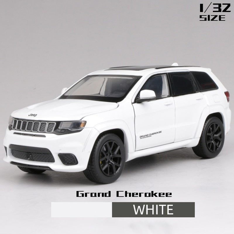 1:32 JEEPS Grand Cherokee SUV Alloy Off-road Car Model Steering Shock Absorber Sound And Light Toy Car Boy Gifts Car Model - TIKIJTRONICS 0 SPECIFICATIONSWarning: NOType Number: /Type: CarScale: 1:32Recommend Age: 4-6y,7-12y,12+y,18+Origin: Mainland ChinaModel Number: /Material: MetalFeatures: DiecastCertification: 3CBrand Name: WELLYBarcode: No3C: Type TIKIJTRONICS  (Store description)