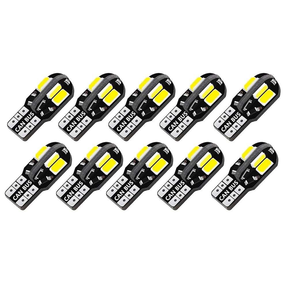 10/20PCS W5W T10 LED Bulbs Canbus 5730 8SMD 4014 26smd 12V 6000K 194 168 LED Car Map Dome Lights Parking Light Auto Signal Lamp - TIKIJTRONICS10/20PCS W5W T10 LED Bulbs Canbus 5730 8SMD 4014 26smd 12V 6000K 194 168 LED Car Map Dome Lights Parking Light Auto Signal Lamp136:29#10PCS;180:201441189#Amber Yellow