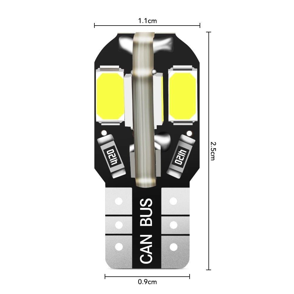 10/20PCS W5W T10 LED Bulbs Canbus 5730 8SMD 4014 26smd 12V 6000K 194 168 LED Car Map Dome Lights Parking Light Auto Signal Lamp - TIKIJTRONICS10/20PCS W5W T10 LED Bulbs Canbus 5730 8SMD 4014 26smd 12V 6000K 194 168 LED Car Map Dome Lights Parking Light Auto Signal Lamp136:29#10PCS;180:201441189#Amber Yellow