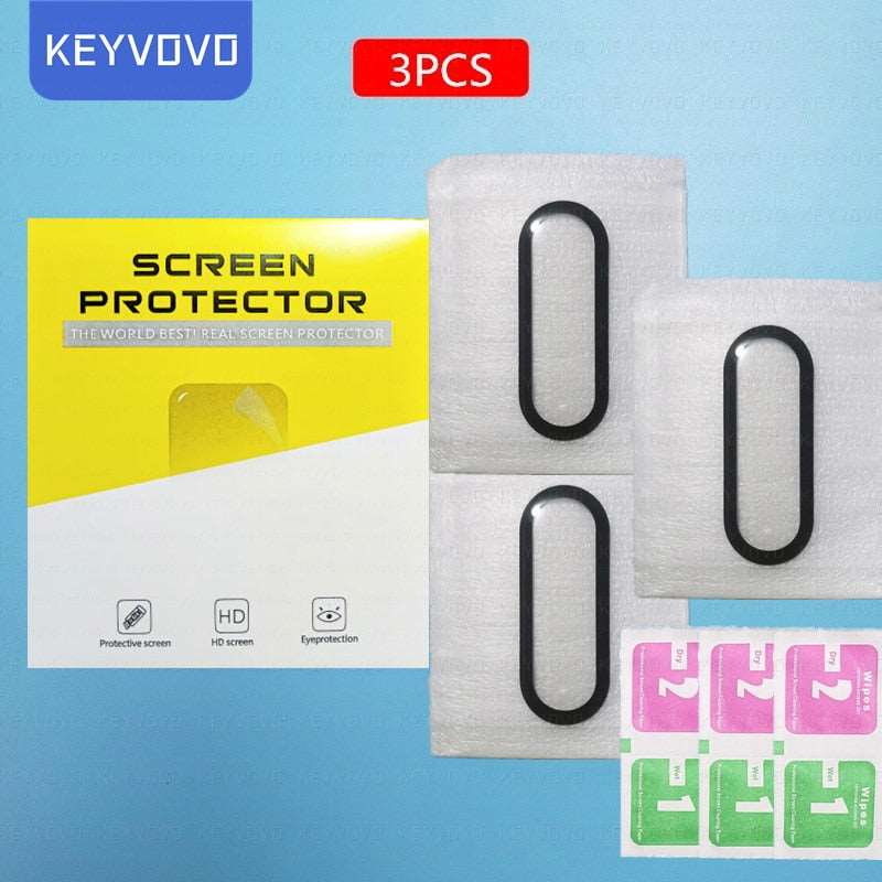 10D Film Glass for Xiaomi Mi Band 8 7 6 5 4 Screen Protector Miband Smart Watchband Full Protective Cover Case Strap Bracelet HD - TIKIJTRONICS # 0