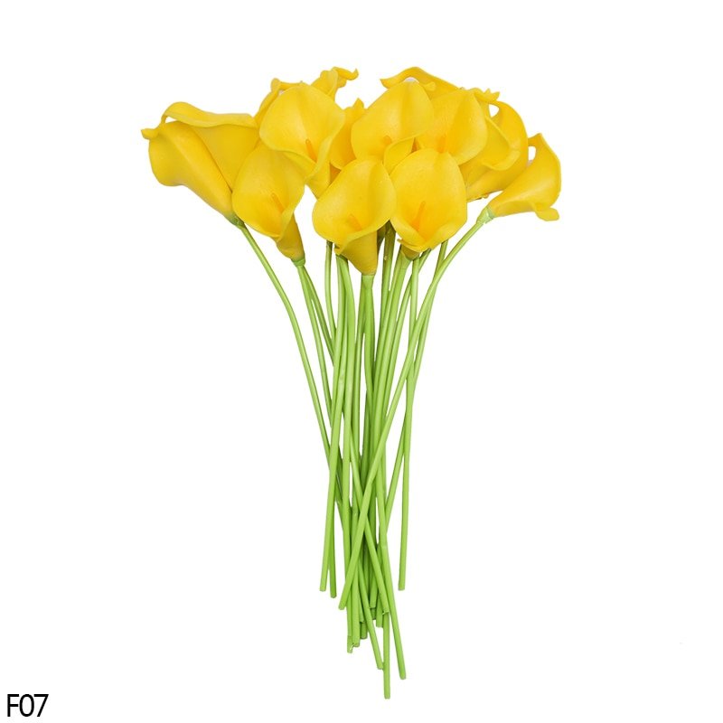 10Pcs High Quality Real Touch Calla Lily Artificial Flowers Calla Lily Bouquet For Wedding Bouquet Bridal Home Flower Decoration - TIKIJTRONICS 0 SPECIFICATIONSdropshipping: Support dropship, there will be no information in the packageType: callaStyle: FlowerQuantity: 10pcsOrigin: Mainland ChinaOccasion: WeddingModel Number: 10109fMaterial: FoamFlower Style: Flower BouquetDropship: dropshippingClassification: Artificial FlowersCN: ZhejiangBrand Name: YONGSNOW TIKIJTRONICS  (Store description)