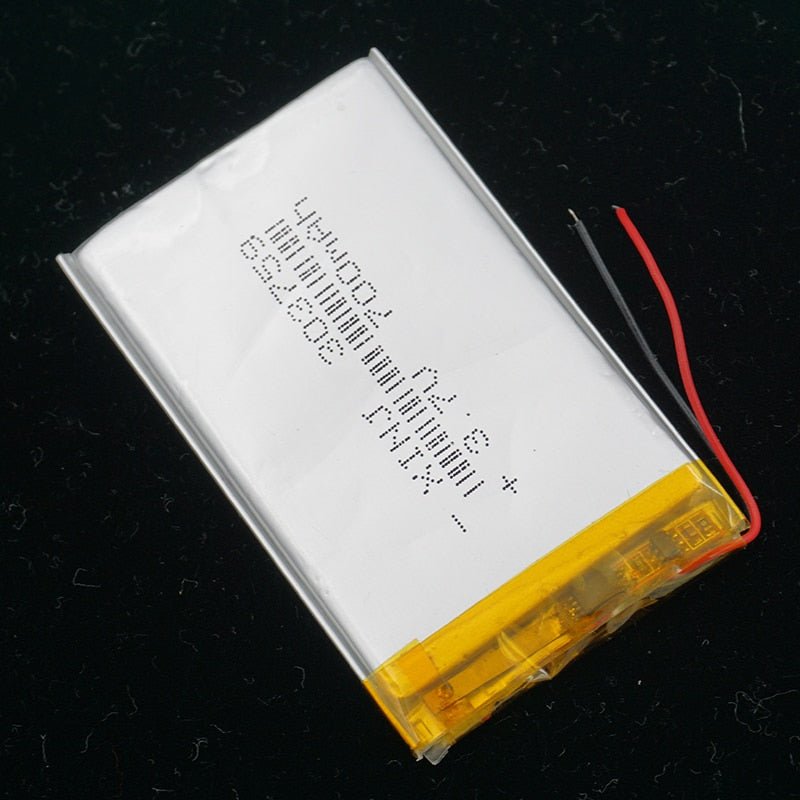 10pcs 3.7V 700 mAh 303759 Polymer Li Lithium Lipo Battery 303759 For Music Player Phone Camera Record Bluetooth Earphone Speaker - TIKIJTRONICS 0 SPECIFICATIONSType: Li-polymerSize: 3mm*37mm*59mmSet Type: Batteries OnlyReplacement Battery: YesOrigin: Mainland ChinaNominal Capacity: 700mAhModel Number: PL 303759Certification: CEBundle: Bundle 1Brand Name: XINJBattery Number: 10pcs TIKIJTRONICS  (Store description)