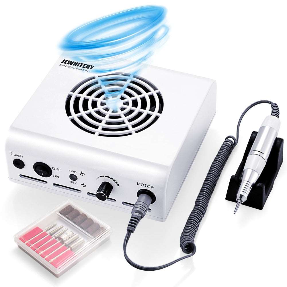 140W 3 IN 1 Nail Lamp Dryer Electric Nail Drill Machine With Nail Dust Suction Collector Vacuum Cleaner Nail Art Equipment - TIKIJTRONICS 0 SPECIFICATIONSnail lamp power: 80WSize: 30.5*22.5*12cmOrigin: Mainland ChinaNail dust collector power: 40WNail dust collector fan: 2 fansNail drill pen power: 20WModel Number: 3 IN 1Brand Name: Jewhiteny TIKIJTRONICS  (Store description)