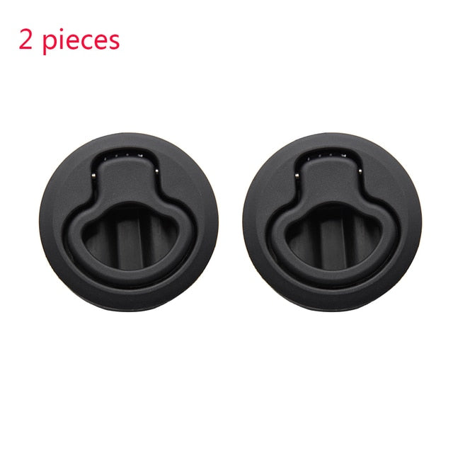 1pcs/2pcs/4pcs/10pcs Round Flush Pull Slam Latch for RV Boat Marine Deck Hatches Lift Pull Handle Non Key Marine Deck Locker.