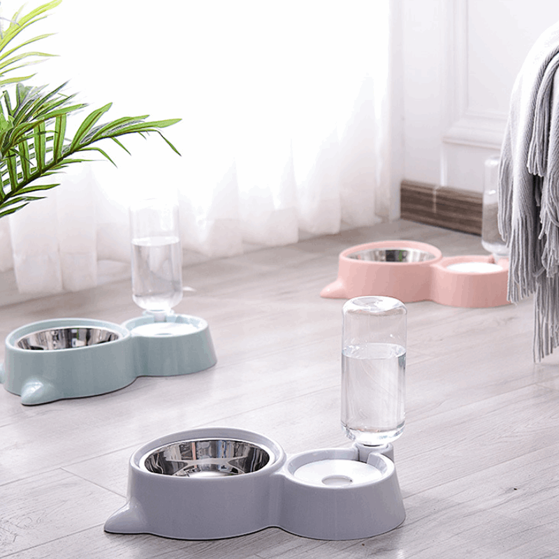 2-in-1 Cat Bowl Water Dispenser Automatic Water Storage Pet Dog Cat Food Bowl Food Container with Waterer Pet Waterer Feeder - TIKIJTRONICS 0 SPECIFICATIONSfeature4: Pet feederfeature3: Cat water bowlfeature2: Cat food bowlfeature1: Pet automatic water dispenserfeature: Cat bowlcolor: pink,blue,green,greyWith Water Dispenser: YesTime Setting: NoPower Source: CHARGEOrigin: Mainland ChinaMin Output: 50gMax Output: 500gMaterial: PlasticLCD Display: NoIs Smart Device: no TIKIJTRONICS  (Store description)