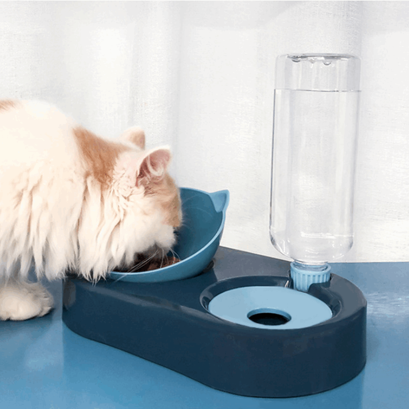 2-in-1 Cat Bowl Water Dispenser Automatic Water Storage Pet Dog Cat Food Bowl Food Container with Waterer Pet Waterer Feeder - TIKIJTRONICS 0 SPECIFICATIONSfeature4: Pet feederfeature3: Cat water bowlfeature2: Cat food bowlfeature1: Pet automatic water dispenserfeature: Cat bowlcolor: pink,blue,green,greyWith Water Dispenser: YesTime Setting: NoPower Source: CHARGEOrigin: Mainland ChinaMin Output: 50gMax Output: 500gMaterial: PlasticLCD Display: NoIs Smart Device: no TIKIJTRONICS  (Store description)