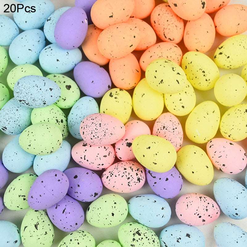 20/50Pcs Foam Easter Eggs Happy Easter Decorations Painted Bird Pigeon Eggs DIY Craft Kids Gift Favor Home Decor Easter Party - TIKIJTRONICS 0 SPECIFICATIONSis_customized: NoPattern: DotOrigin: Mainland ChinaOccasion: Children's Day,Party,Easter,ChristmasModel Number: CH376Material: FoamBrand Name: ZQNYCY TIKIJTRONICS  (Store description)