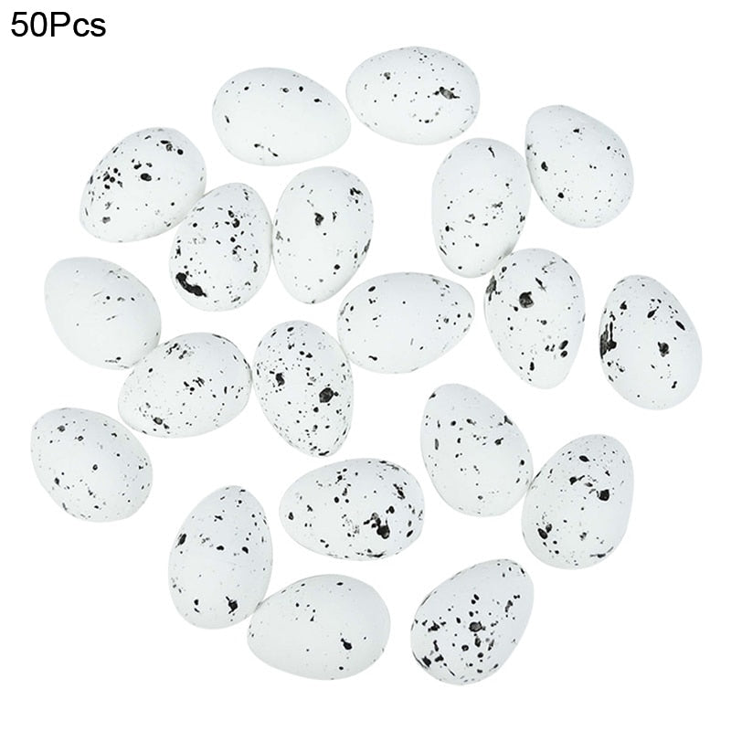 20/50Pcs Foam Easter Eggs Happy Easter Decorations Painted Bird Pigeon Eggs DIY Craft Kids Gift Favor Home Decor Easter Party - TIKIJTRONICS 0 SPECIFICATIONSis_customized: NoPattern: DotOrigin: Mainland ChinaOccasion: Children's Day,Party,Easter,ChristmasModel Number: CH376Material: FoamBrand Name: ZQNYCY TIKIJTRONICS  (Store description)