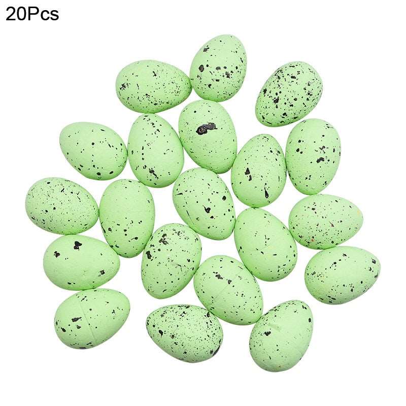 20/50Pcs Foam Easter Eggs Happy Easter Decorations Painted Bird Pigeon Eggs DIY Craft Kids Gift Favor Home Decor Easter Party - TIKIJTRONICS 0 SPECIFICATIONSis_customized: NoPattern: DotOrigin: Mainland ChinaOccasion: Children's Day,Party,Easter,ChristmasModel Number: CH376Material: FoamBrand Name: ZQNYCY TIKIJTRONICS  (Store description)