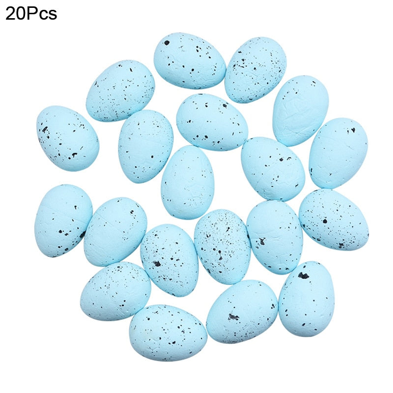 20/50Pcs Foam Easter Eggs Happy Easter Decorations Painted Bird Pigeon Eggs DIY Craft Kids Gift Favor Home Decor Easter Party - TIKIJTRONICS 0 SPECIFICATIONSis_customized: NoPattern: DotOrigin: Mainland ChinaOccasion: Children's Day,Party,Easter,ChristmasModel Number: CH376Material: FoamBrand Name: ZQNYCY TIKIJTRONICS  (Store description)