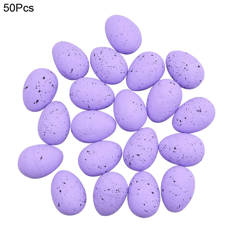 20/50Pcs Foam Easter Eggs Happy Easter Decorations Painted Bird Pigeon Eggs DIY Craft Kids Gift Favor Home Decor Easter Party - TIKIJTRONICS 0 SPECIFICATIONSis_customized: NoPattern: DotOrigin: Mainland ChinaOccasion: Children's Day,Party,Easter,ChristmasModel Number: CH376Material: FoamBrand Name: ZQNYCY TIKIJTRONICS  (Store description)