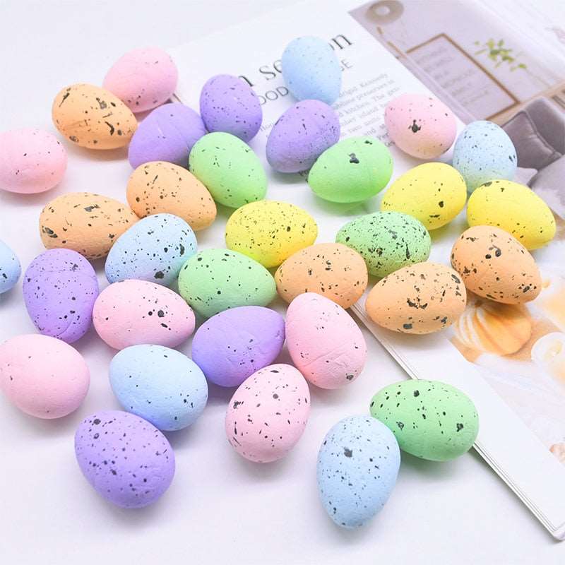 20/50Pcs Foam Easter Eggs Happy Easter Decorations Painted Bird Pigeon Eggs DIY Craft Kids Gift Favor Home Decor Easter Party - TIKIJTRONICS 0 SPECIFICATIONSis_customized: NoPattern: DotOrigin: Mainland ChinaOccasion: Children's Day,Party,Easter,ChristmasModel Number: CH376Material: FoamBrand Name: ZQNYCY TIKIJTRONICS  (Store description)