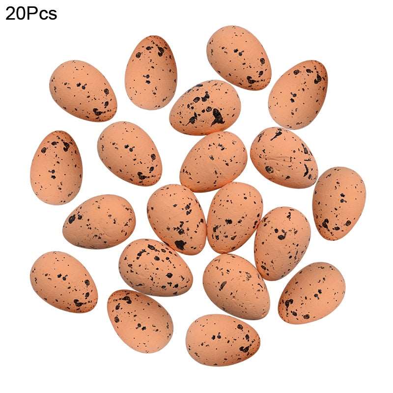 20/50Pcs Foam Easter Eggs Happy Easter Decorations Painted Bird Pigeon Eggs DIY Craft Kids Gift Favor Home Decor Easter Party - TIKIJTRONICS 0 SPECIFICATIONSis_customized: NoPattern: DotOrigin: Mainland ChinaOccasion: Children's Day,Party,Easter,ChristmasModel Number: CH376Material: FoamBrand Name: ZQNYCY TIKIJTRONICS  (Store description)