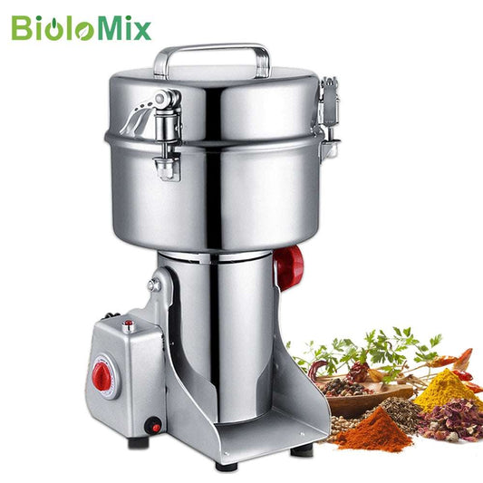 2000g Grains Spices Hebals Cereals Coffee Dry Food Grinder Miller Grinding Machine gristmill home medicine flour powder crusher - TIKIJTRONICS 0 SPECIFICATIONSOrigin: Mainland ChinaModel Number: 2000Certification: CEBrand Name: Biolomix TIKIJTRONICS  (Store description)