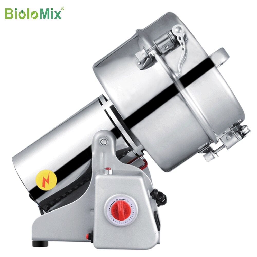 2000g Grains Spices Hebals Cereals Coffee Dry Food Grinder Miller Grinding Machine gristmill home medicine flour powder crusher - TIKIJTRONICS 0 SPECIFICATIONSOrigin: Mainland ChinaModel Number: 2000Certification: CEBrand Name: Biolomix TIKIJTRONICS  (Store description)