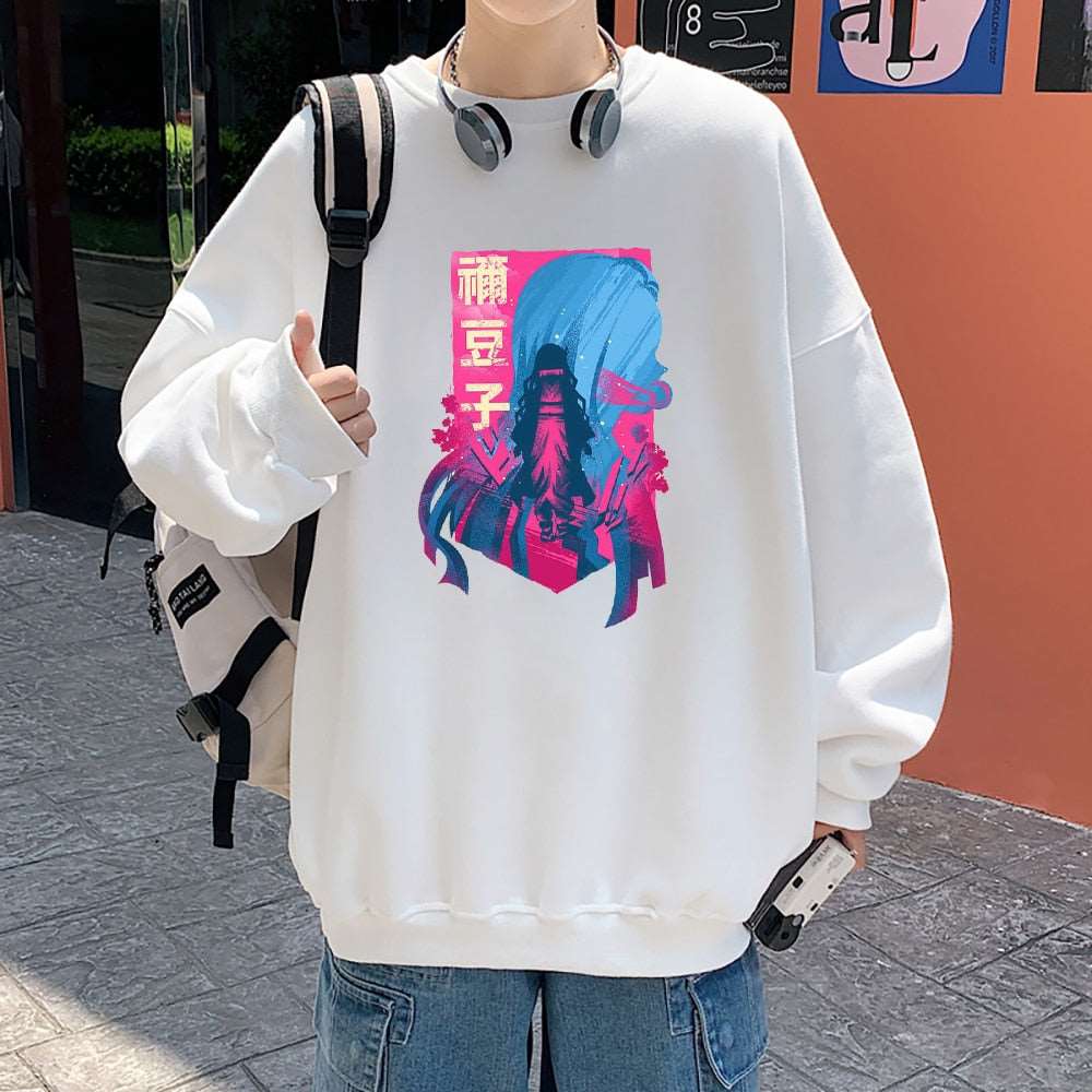 2023 Demon Slayer Japan Anime Men Hoody Autumn New Fashion Sweatshirt Harajuku Fleece Pullovers Personality Crewneck Men Hoodies - Premium 0 from TIKIJTRONICS - Just $9.77! Shop now at TIKIJTRONICS