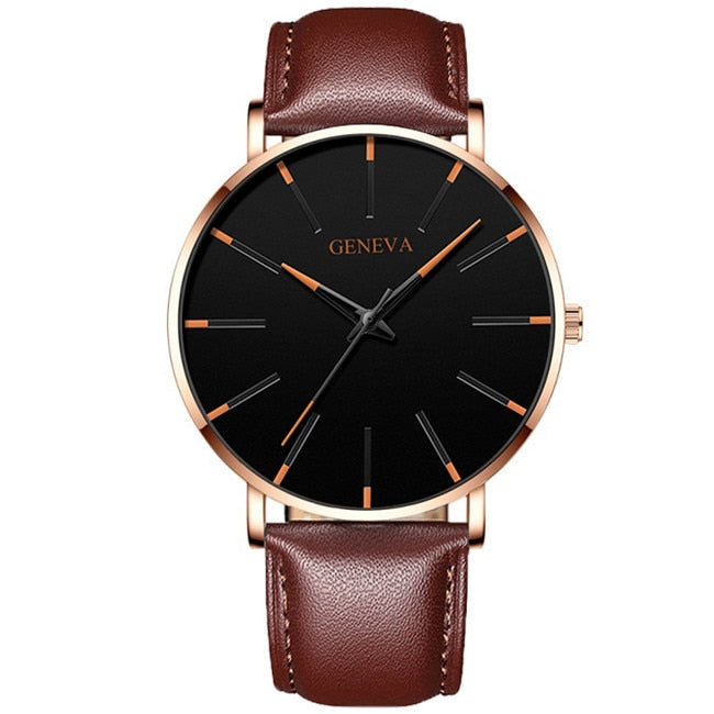 2023 Minimalist Men's Fashion Ultra Thin Watches Simple Men Business Stainless Steel Mesh Belt Quartz Watch relogio masculino TIKIJTRONICS