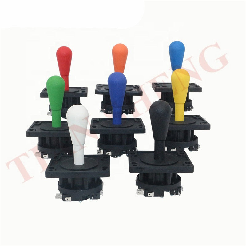 2Pcs/Lot New Competition American happ Style Bat top Arcade Nylon Joystick 8 ways for Arcade parts Game Machine Accessory - TIKIJTRONICS 0 SPECIFICATIONSis_customized: YesUsage: Arcade game machineType: Coin PusherPlace of Origin: Made in ChinaOrigin: Mainland ChinaOperation: 4/8WayModel Number: SW-JS005Microswitch: Include 4pcs MicroswitchesMaterial: ABSColor: Red/Yellow/Light Blue/Dark Blue/Green/White/BlackAge: >6 Years TIKIJTRONICS  (Store description)