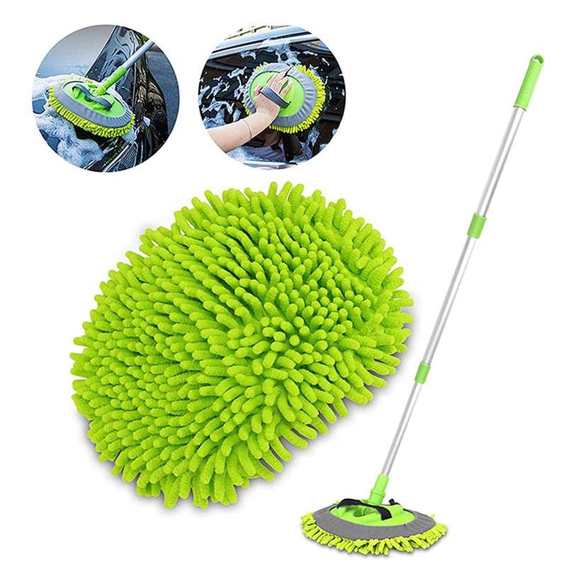 2 in 1 Car Cleaning Brush Car Wash Brush Telescoping Long Handle Cleaning Mop Chenille Broom Auto Accessories - TIKIJTRONICS 0 SPECIFICATIONSSpecial Features 2: Car Washing MopSpecial Features: car cleaning toolOrigin: Mainland ChinaMaterial Type: plasticItem Weight: 0.39kgItem Type: Sponges, Cloths & BrushesItem Type: Sponges, Cloths & BrushesItem Length: 118cm TIKIJTRONICS  (Store description)