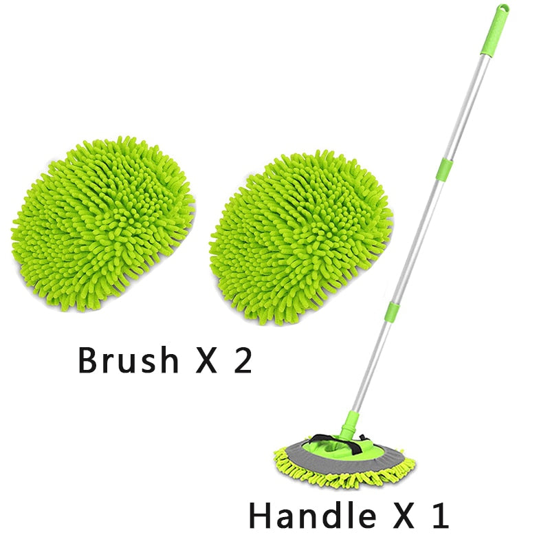 2 in 1 Car Cleaning Brush Car Wash Brush Telescoping Long Handle Cleaning Mop Chenille Broom Auto Accessories - TIKIJTRONICS 0 SPECIFICATIONSSpecial Features 2: Car Washing MopSpecial Features: car cleaning toolOrigin: Mainland ChinaMaterial Type: plasticItem Weight: 0.39kgItem Type: Sponges, Cloths & BrushesItem Type: Sponges, Cloths & BrushesItem Length: 118cm TIKIJTRONICS  (Store description)