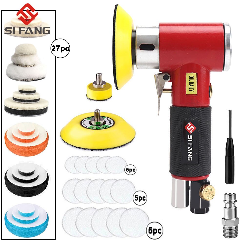 2inch/3inch Mini Orbital Air SanderPneumatic Polishing Grinding Machine   Air Tools Buffer Dual Action Orbital Polisher for Car - TIKIJTRONICS 0 SPECIFICATIONSis_customized: YesUsage: Commercial ManufactureType: OtherSize: 50mm,75mmOrigin: Mainland ChinaNo-Load Speed: 16000RPMModel Number: othersMaximum Torque: othersDIY Supplies: MetalworkingCertification: CEBrand Name: SI FANGAverage Air Consumption: 4CFMAir Pressure: 90PSIAir Inlet: 1/4"Air Consumption: 4 CFM TIKIJTRONICS  (Store description)