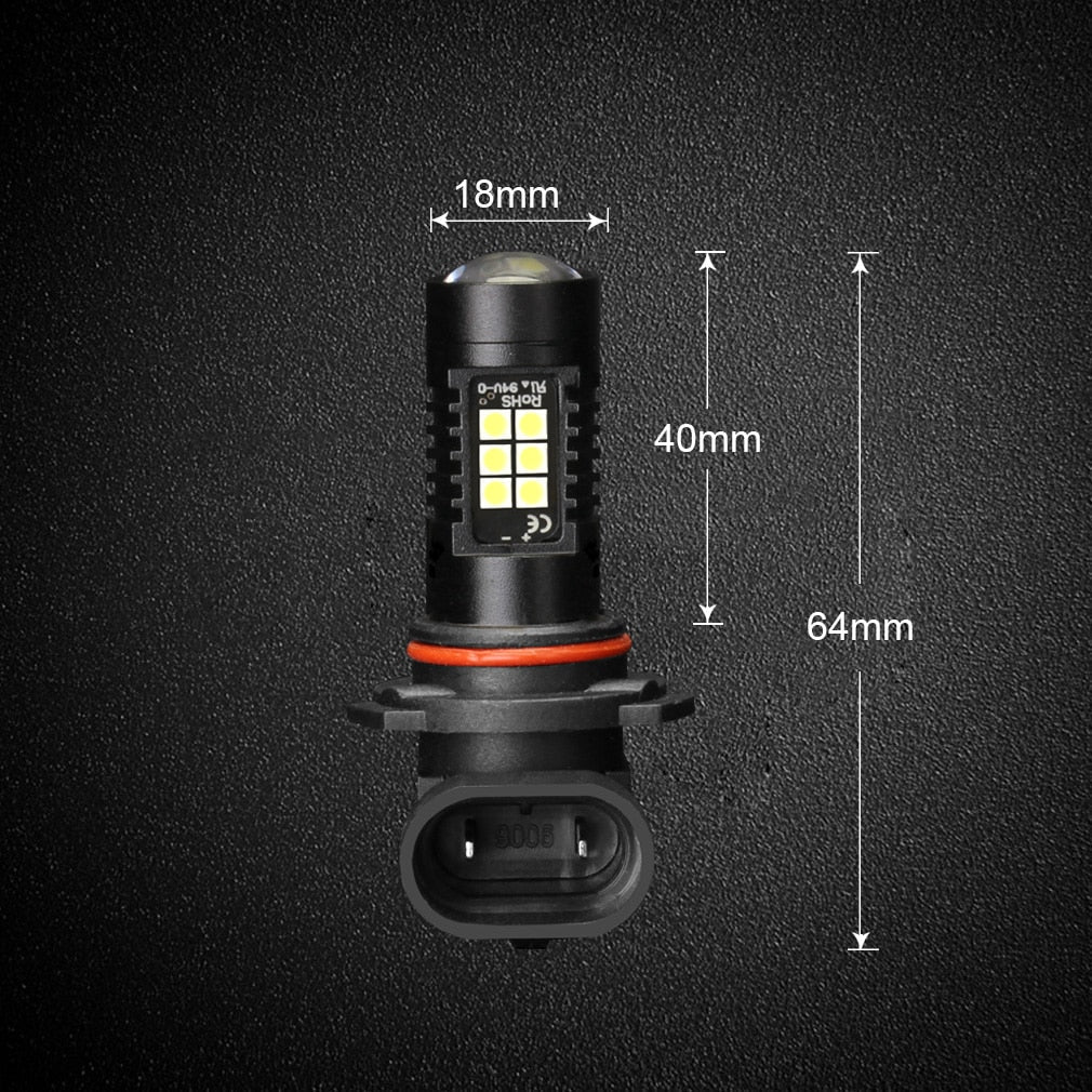 2pcs 1200Lm H11 H8 LED Car Lights LED Bulbs 9005 HB3 9006 HB4 White Daytime Running Lights DRL Fog Light 6000K 12V Driving Lamp - TIKIJTRONICS 0 SPECIFICATIONSVoltage: 12 VOrigin: Mainland ChinaBrand Name: S&D TIKIJTRONICS  (Store description)