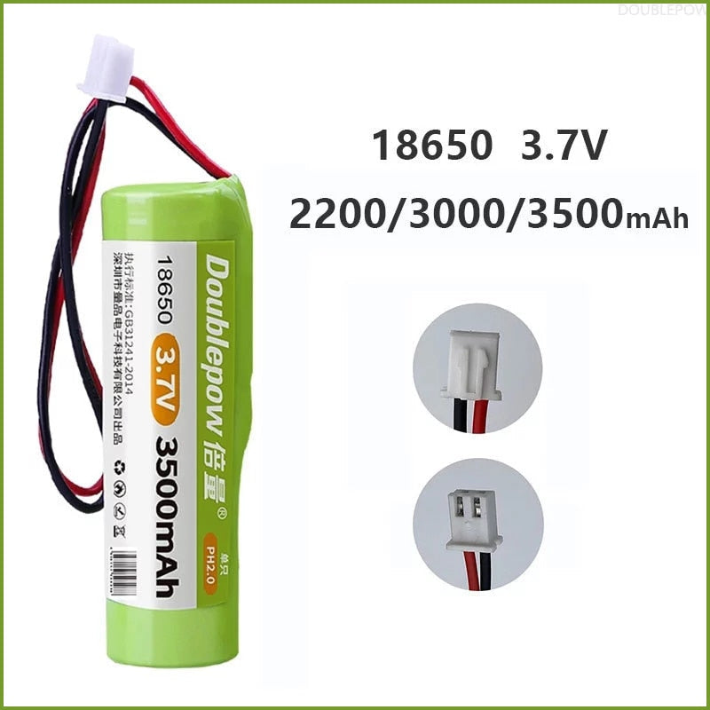 3.7V Rechargeable Lithium Battery Pack 18650 2200mah 3000mah Fishing LED Light Bluetooth Speaker 4.2V Emergency DIY Batteries - TIKIJTRONICS # 0