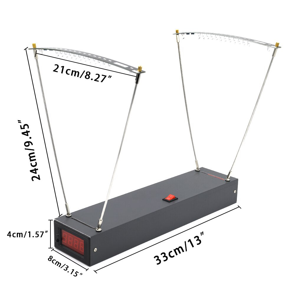 30-9999 FPS Pro Velocimetry Velocity Speed Measuring Instruments Slingshot Bow Speed Meter Chronograph for Shooting Playthings - TIKIJTRONICS 0 SPECIFICATIONSdata: 80 sets of dataType: AnemometerOrigin: Mainland ChinaModel Number: Speed Measuring InstrumentMeasuring Range: 1-3000 M/SFPS range: 30-9999fpsBrand Name: TIANXUN TIKIJTRONICS  (Store description)