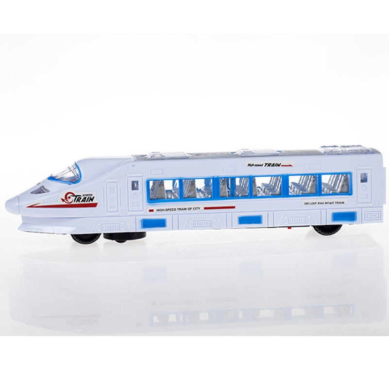 32cm Plastic CRH Train Toys Model Electric Flash Light Sound Toys Trains Model Universal Express Train Toys for Kids Gifts - TIKIJTRONICS # 0