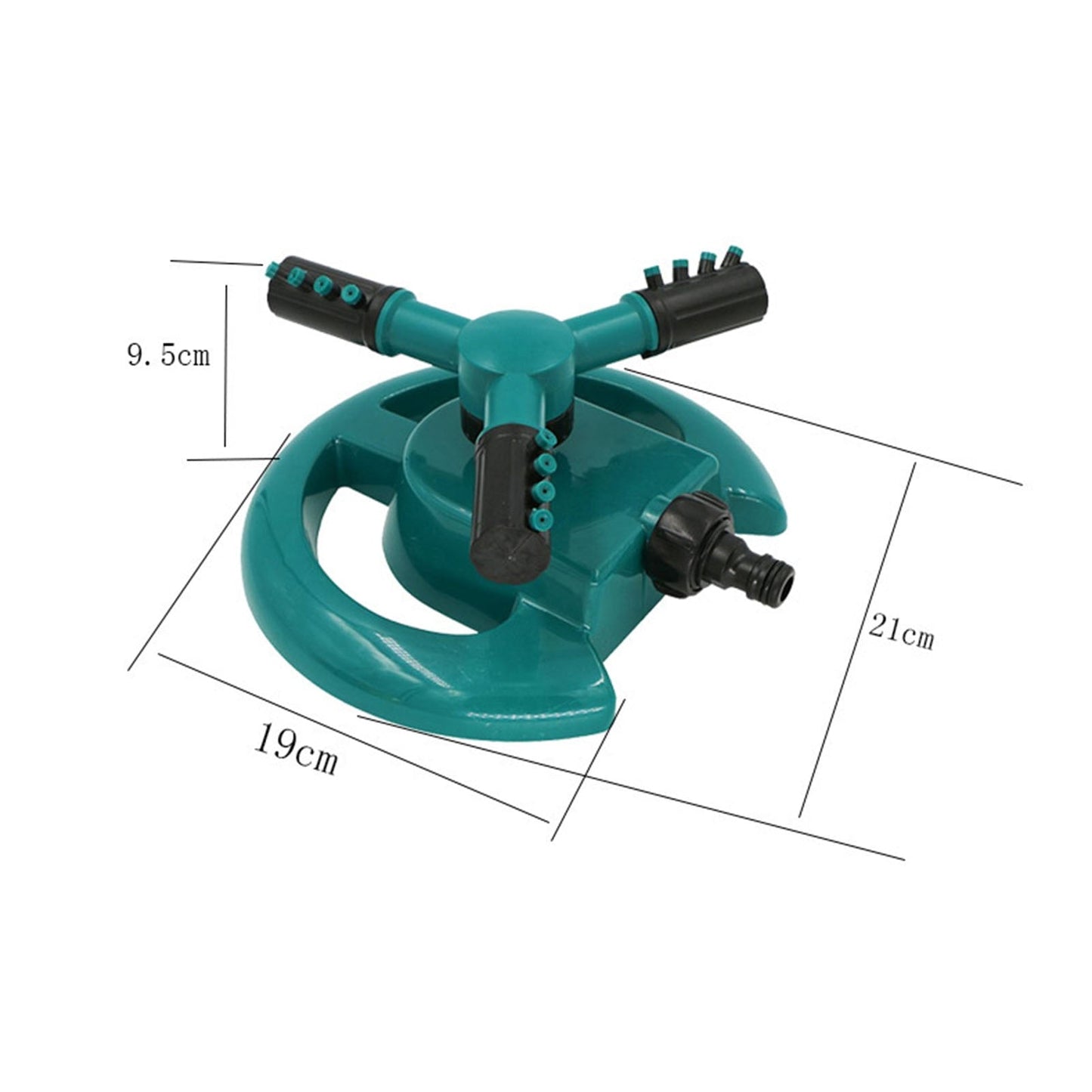 360 Degree Automatic Water Sprinkler ABS Lawn Yard Watering Sprinkler Head Adjustable Garden Supply Spray Nozzle - TIKIJTRONICS 0 SPECIFICATIONSfeature 1: 360 Degrees RotationType: SprinklersSprinkler Type: 360 Gear DriveSize: about 20.5*18*9cm/8.07*7.09*3.54inOrigin: Mainland ChinaModel Number: Garden Lawn SprinklerMaterial: ABSDrop shipping: support TIKIJTRONICS  (Store description)