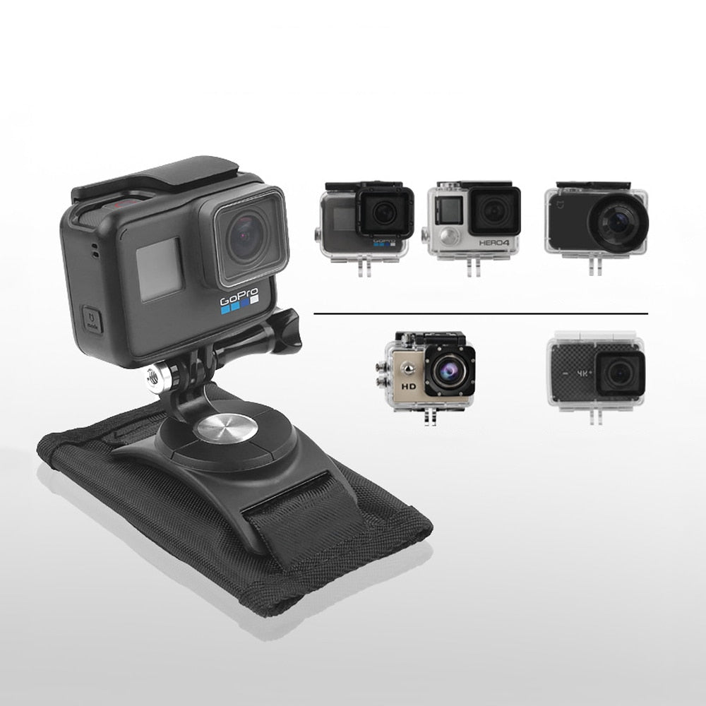 360 Degree Rotary Backpack Clip Mount for GoPro Hero 9 8 7 Black Xiaomi Yi 4K Sjcam Eken Shoulder Belt for GoPro Accessory - TIKIJTRONICS 0 SPECIFICATIONSType: Skeletons & FramesOrigin: Mainland ChinaModel Number: Sport Camera Backpack Clip MountMaterial: PlasticCompatible Action Camera Brand: GoPro,yi,Insta360,Drift,GoProBrand Name: RPXBGUCKARHG TIKIJTRONICS  (Store description)