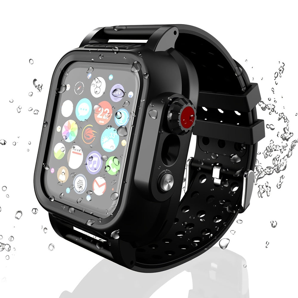 38/40/42/44 mm Watch Waterproof Case for Series 6  5  4/SE, Full Sealed Protective iWatch Case with Built-in Screen Protector - TIKIJTRONICS 0 SPECIFICATIONSType: CasesOrigin: Mainland ChinaCompatibility: iosBrand Name: LUPHIEApplication Age Group: Adult TIKIJTRONICS  (Store description)