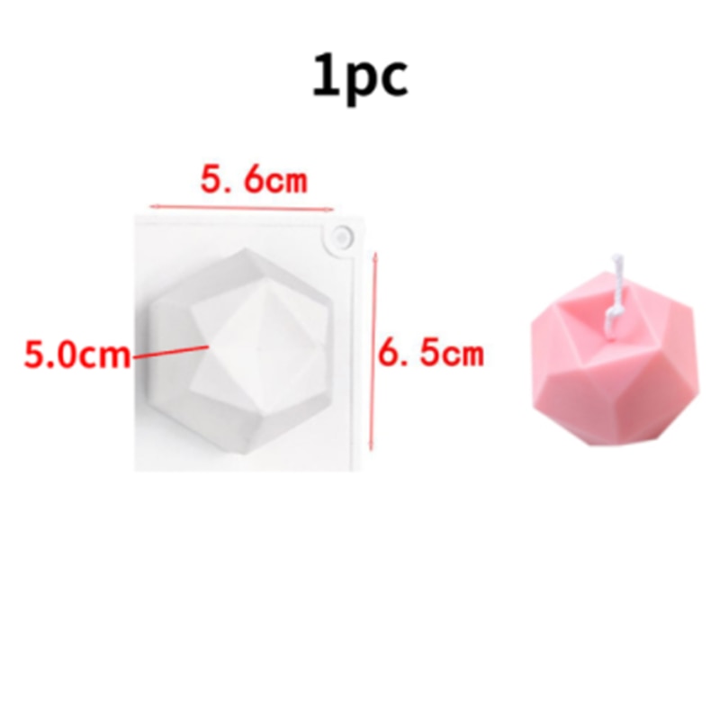 3D Handmade Candle Silicone Mould Aromatherapy Candle Gypsum Modeling Cake Mould Pastry Tools Candle Making Supplies - TIKIJTRONICS 0 SPECIFICATIONSSize: As the picture showsOrigin: Mainland ChinaModel Number: Candle mouldMaterial: Silicone TIKIJTRONICS  (Store description)