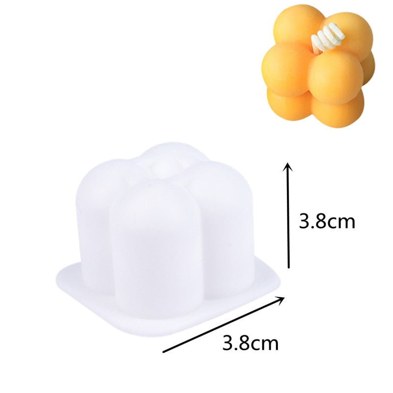 3D Handmade Candle Silicone Mould Aromatherapy Candle Gypsum Modeling Cake Mould Pastry Tools Candle Making Supplies - TIKIJTRONICS 0 SPECIFICATIONSSize: As the picture showsOrigin: Mainland ChinaModel Number: Candle mouldMaterial: Silicone TIKIJTRONICS  (Store description)