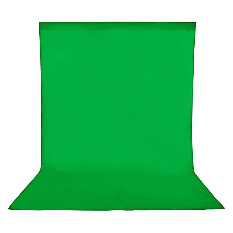 3X1/2/3/4/6M Photography Backdrops Polyester Cotton Photo Studio Backdrop Green Screen Chromakey Photo Shoot Background 6 Colors TIKIJTRONICS