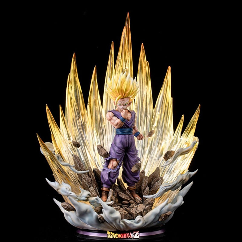 42cm Anime Dragon Ball Figure Super Saiyan Son Gohan PVC Action Figure with Light Effect Collection Desktop Statue Toys Gifts - TIKIJTRONICS # 0