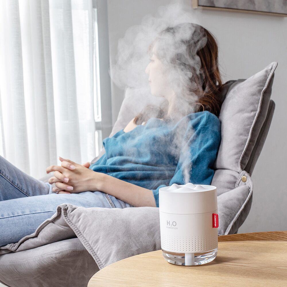 500ML Large Capacity Ultrasonic Air Humidifier with Romantic Lamp USB Car Mist Maker Aroma Oil Diffuser Aromatherapy Humidifiers - TIKIJTRONICS # 0