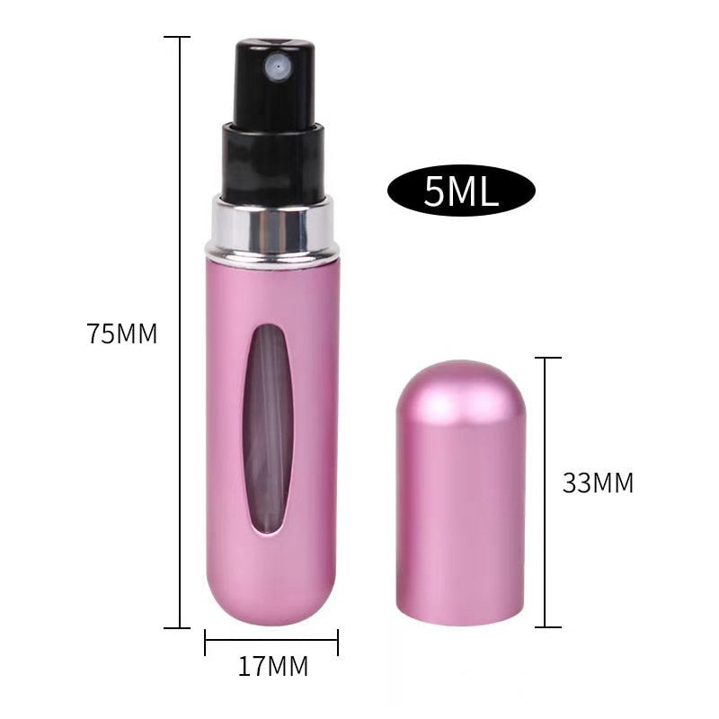 5ml Perfume Refill Bottle Portable Mini Refillable Spray Jar Scent Pump Empty Cosmetic Containers Atomizer for Travel Tool Cheap - TIKIJTRONICS # 0