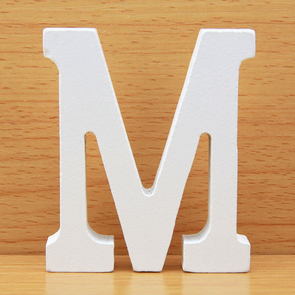 8 CM Letras Decorativas Grandes White Wooden Letters Home Decor Wedding Decoration DIY Personalised Name Design Free Standing - TIKIJTRONICS 0 SPECIFICATIONSis_customized: YesOrigin: Mainland ChinaMaterial: Wood TIKIJTRONICS  (Store description)