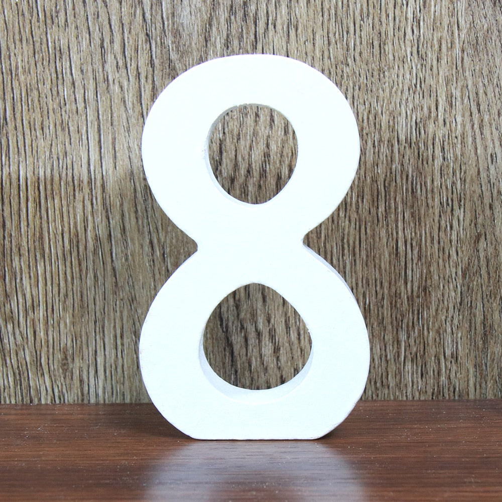 8 CM Letras Decorativas Grandes White Wooden Letters Home Decor Wedding Decoration DIY Personalised Name Design Free Standing - TIKIJTRONICS 0 SPECIFICATIONSis_customized: YesOrigin: Mainland ChinaMaterial: Wood TIKIJTRONICS  (Store description)