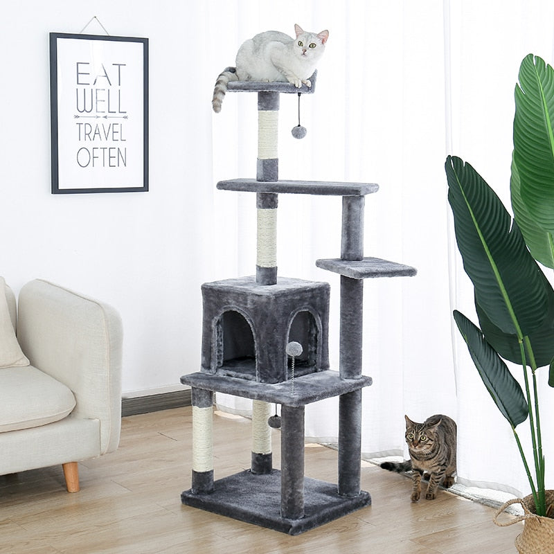 9 Kinds Domestic Delivery Cat Tree House Tower Condo Cat Scratching Post for Indoor Kitten Jumping Toy with Ladder Playing Tree - TIKIJTRONICS 0 SPECIFICATIONSWarehouse: Canada/USA/EU/RussiaType: catsType: Cat Tree Cando/Cat ToysSKU: AMT0005,AMT0012GY,AMT0014GY,AWJ0420,AMT0032NBOrigin: Mainland ChinaNo. of Tiers: Four LayersMaterial: WoodKind: Cat kittenItem Type: cat treesColor: Gray/BeigeCN: ZhejiangBrand Name: PAWZ Road TIKIJTRONICS  (Store description)