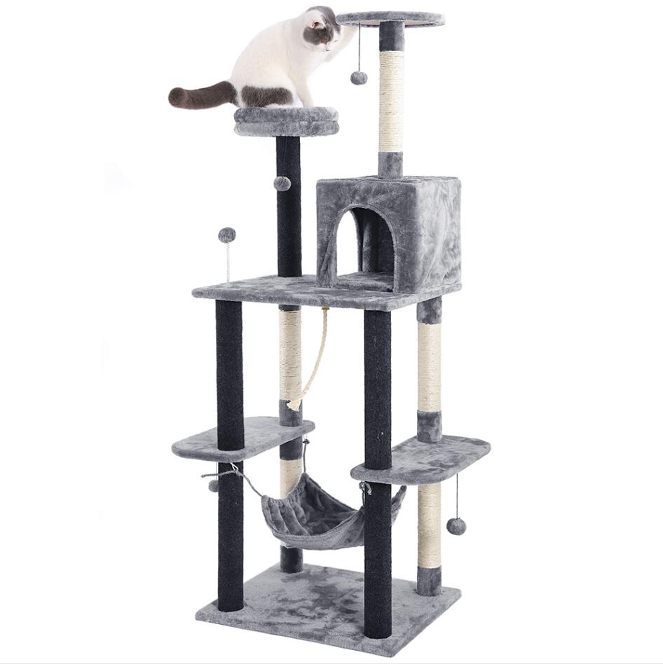 9 Kinds Domestic Delivery Cat Tree House Tower Condo Cat Scratching Post for Indoor Kitten Jumping Toy with Ladder Playing Tree - TIKIJTRONICS 0 SPECIFICATIONSWarehouse: Canada/USA/EU/RussiaType: catsType: Cat Tree Cando/Cat ToysSKU: AMT0005,AMT0012GY,AMT0014GY,AWJ0420,AMT0032NBOrigin: Mainland ChinaNo. of Tiers: Four LayersMaterial: WoodKind: Cat kittenItem Type: cat treesColor: Gray/BeigeCN: ZhejiangBrand Name: PAWZ Road TIKIJTRONICS  (Store description)