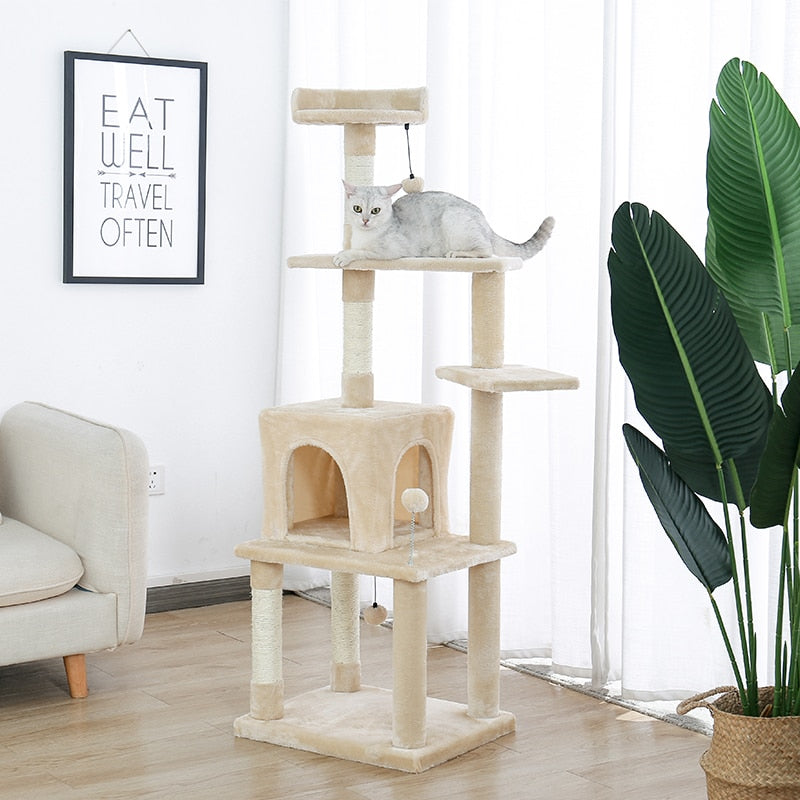 9 Kinds Domestic Delivery Cat Tree House Tower Condo Cat Scratching Post for Indoor Kitten Jumping Toy with Ladder Playing Tree - TIKIJTRONICS 0 SPECIFICATIONSWarehouse: Canada/USA/EU/RussiaType: catsType: Cat Tree Cando/Cat ToysSKU: AMT0005,AMT0012GY,AMT0014GY,AWJ0420,AMT0032NBOrigin: Mainland ChinaNo. of Tiers: Four LayersMaterial: WoodKind: Cat kittenItem Type: cat treesColor: Gray/BeigeCN: ZhejiangBrand Name: PAWZ Road TIKIJTRONICS  (Store description)