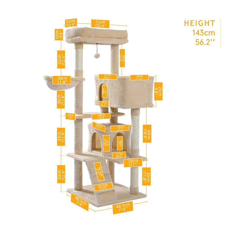 9 Kinds Domestic Delivery Cat Tree House Tower Condo Cat Scratching Post for Indoor Kitten Jumping Toy with Ladder Playing Tree - TIKIJTRONICS 0 SPECIFICATIONSWarehouse: Canada/USA/EU/RussiaType: catsType: Cat Tree Cando/Cat ToysSKU: AMT0005,AMT0012GY,AMT0014GY,AWJ0420,AMT0032NBOrigin: Mainland ChinaNo. of Tiers: Four LayersMaterial: WoodKind: Cat kittenItem Type: cat treesColor: Gray/BeigeCN: ZhejiangBrand Name: PAWZ Road TIKIJTRONICS  (Store description)