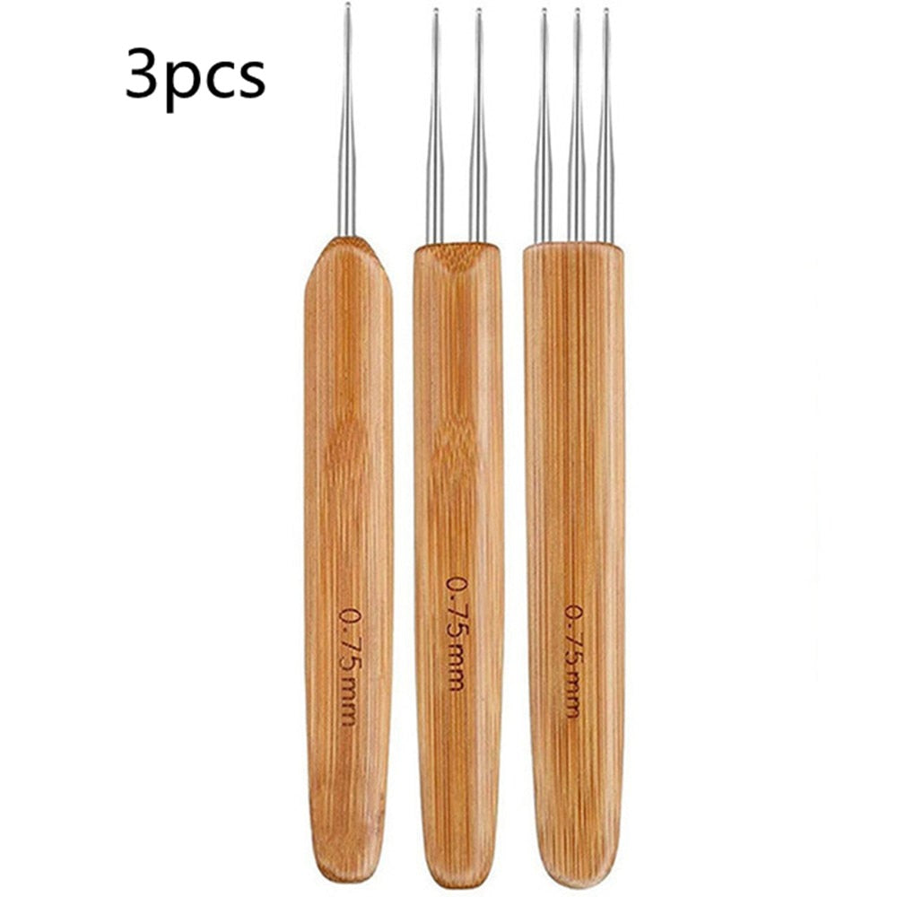 9pcs/Set 2mm-6mm Bamboo Knitting Needles Set Multicolor Knitting Hooks Set DIY Crochet Hooks Needles For Yarn Handle - TIKIJTRONICS 0 SPECIFICATIONSUse: KnittingType of Wholesale: noType: Knitting NeedleStyle: Sewing Needles ToolSize: 2-6mmSet Type: YESPacking: 9pcs/setOrigin: Mainland ChinaMaterial: Wood+metalLength: 14cmItem name: Crochet Hooks SetFeature: Knitting NeedlesBrand Name: FLRHSJX TIKIJTRONICS  (Store description)