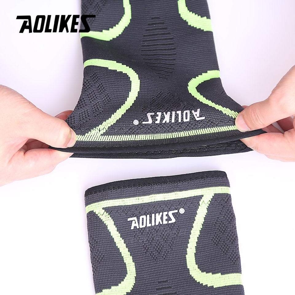 AOLIKES 1PCS Breathable Elbow Support Basketball Football Sports Safety Volleyball Elbow Pad Elastic Elbow Supporter - TIKIJTRONICS # 0