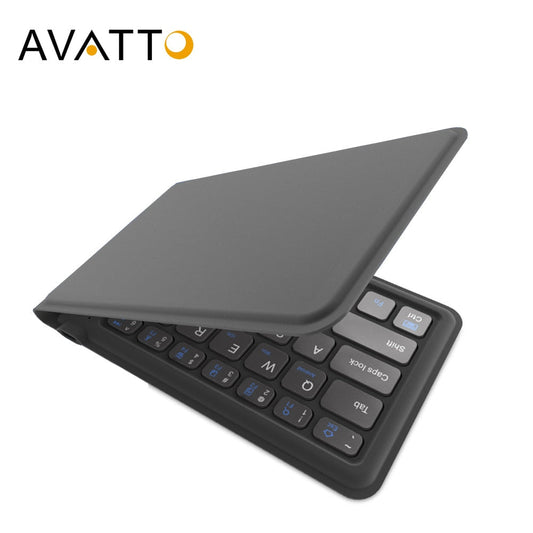 AVATTO A20 Portable Leather Folding Mini Bluetooth Keyboard Foldable Wireless Keypad for iphone,android phone,Tablet,ipad,PC - Premium 0 from TIKIJTRONICS - Just $24.91! Shop now at TIKIJTRONICS