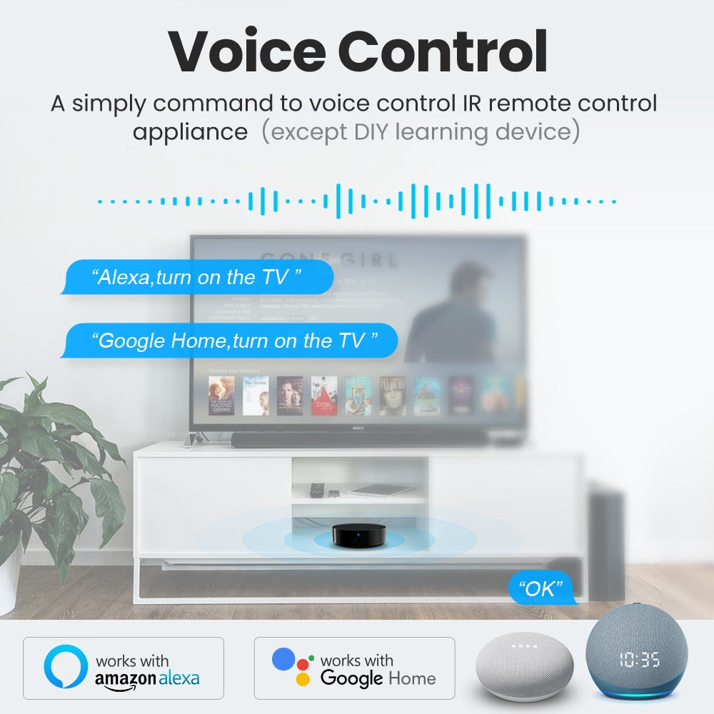 AVATTO Tuya WiFi IR Remote Control for Air Conditioner TV, Smart Home Infrared Universal Remote Controller for Alexa,Google Home - Premium 0 from TIKIJTRONICS - Just $7.42! Shop now at TIKIJTRONICS