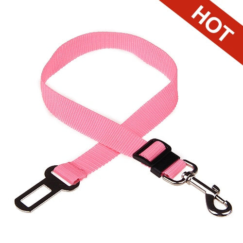 Adjustable Pet Cat Dog Car Seat  Belt Pet Seat Vehicle Dog Harness Lead Clip Safety Lever Traction Dog Collars Dog Accessoires - Premium 0 from TIKIJTRONICS - Just $1.04! Shop now at TIKIJTRONICS