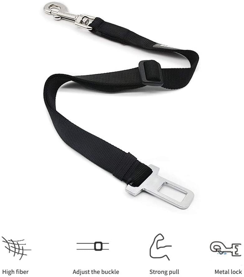 Adjustable Pet Cat Dog Car Seat  Belt Pet Seat Vehicle Dog Harness Lead Clip Safety Lever Traction Dog Collars Dog Accessoires - Premium 0 from TIKIJTRONICS - Just $1.04! Shop now at TIKIJTRONICS